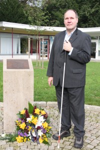 Franz-Josef Hanke bei der Gedenkfeier zum Todestag von Halit Yozgat 2014 in Kassel