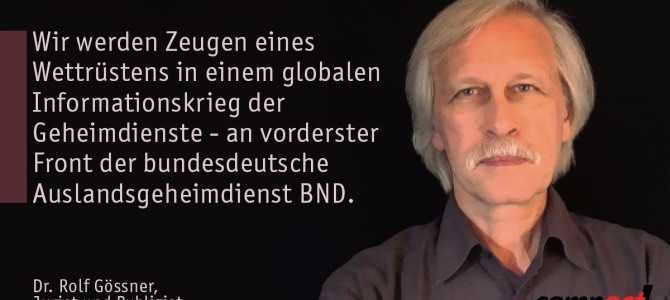 Rolf Gössner – ein bespitzeltes Leben